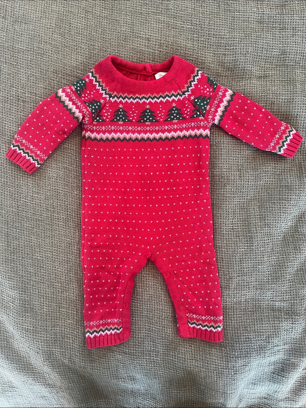 Baby Christmas Sweater Onesie